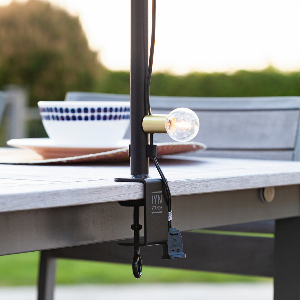 String Table Lights Indoor-Outdoor Table Frame for String Lights and Décor – IYN Stands